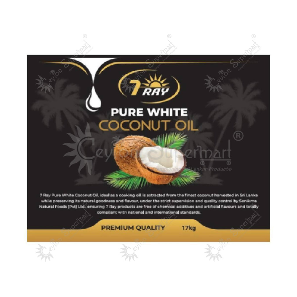 Senikma 7 Ray White Coconut Oil 17kg (Bulk pack)-Ceylon Supermart