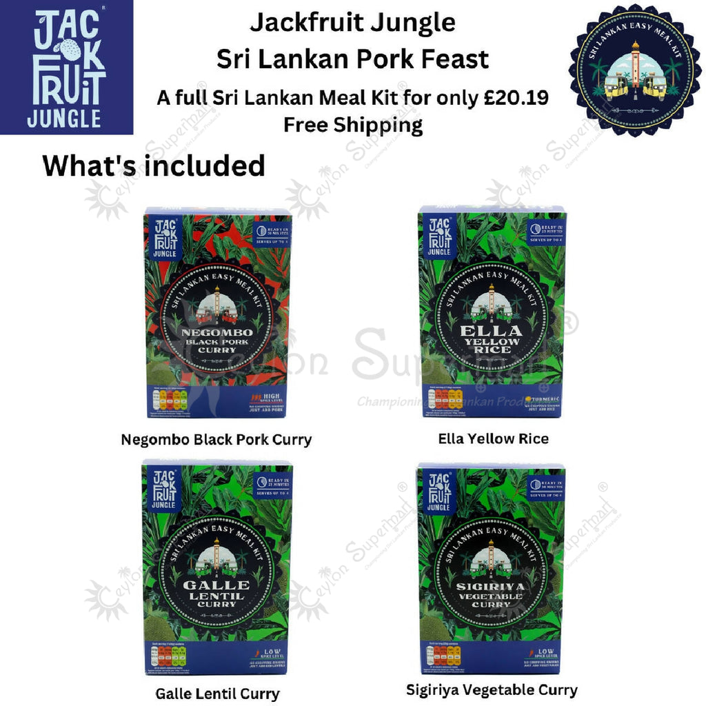 Jackfruit Jungle Sri Lankan Pork Feast Easy Meal Kit Jackfruit Jungle Limited